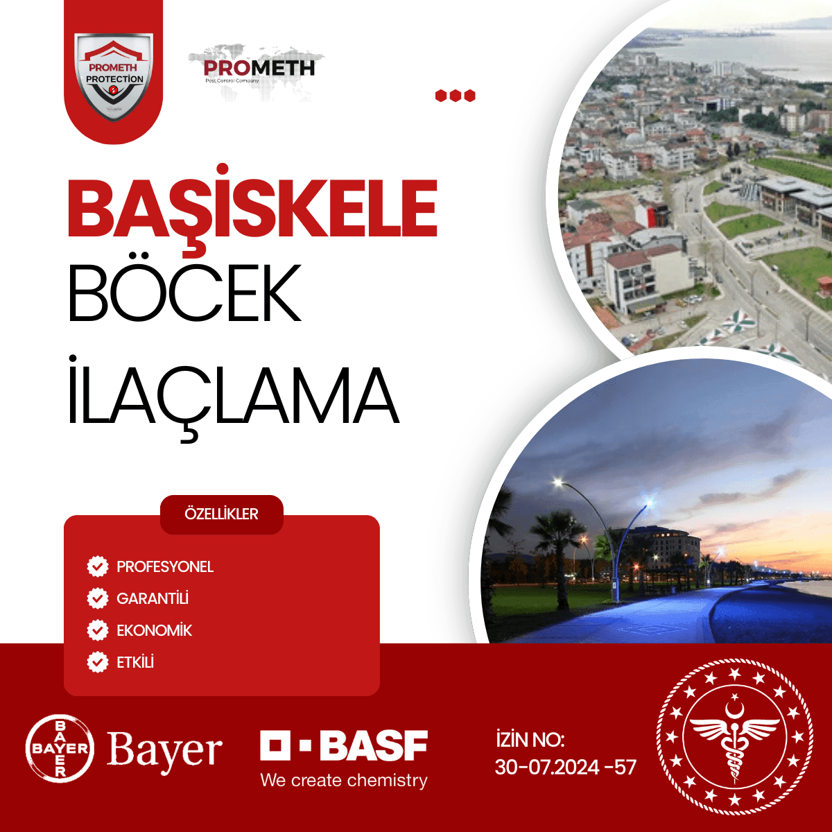 Başiskele Böcek İlaçlama