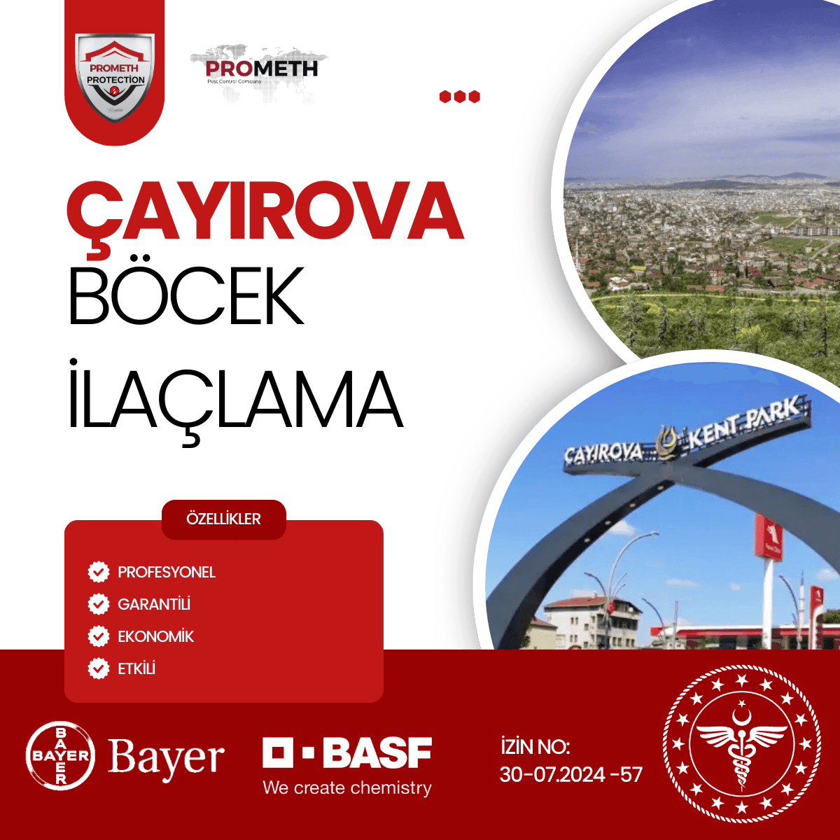 Çayırova Böcek İlaçlama