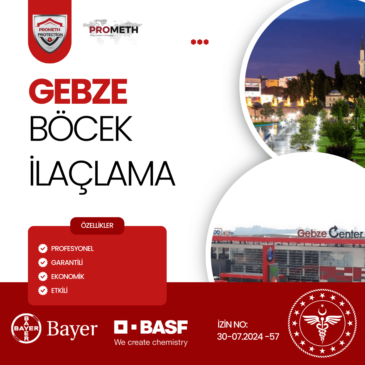 Gebze Böcek İlaçlama