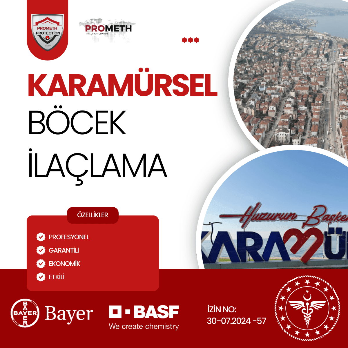 Karamürsel Böcek İlaçlama

